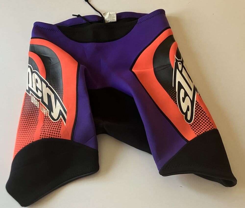 Vintage Slippery When Wet Wetsuit Bottoms Men’s Large Retro Color